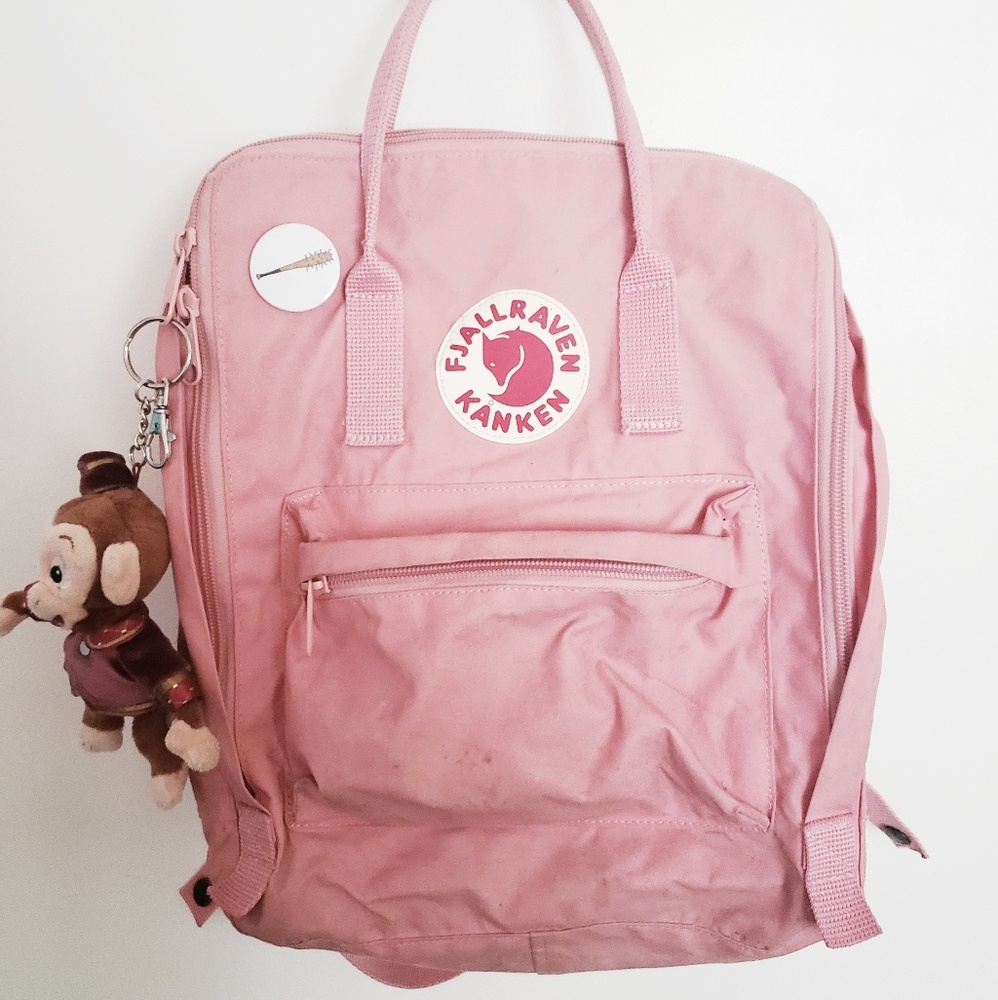 Pink Fjallraven Kanken Backpack